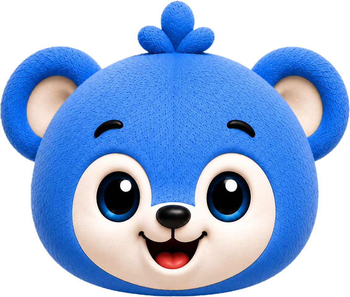 Cubi, the Chores & Co bear mascot